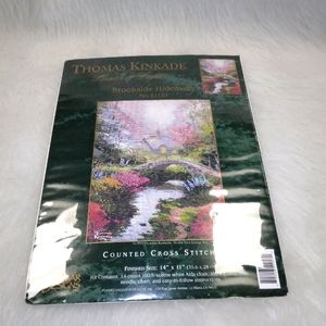COUNTED CROSS STITCH Thomas Kinkade Brookside Hideaway No. 51157